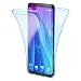 Produktbild NALIA 360 Grad Handyhülle kompatibel mit Samsung Galaxy S9 Plus, Full Cover vorne hinten Doppel-Schutz Dünnes Ganzkörper Case Silikon Etui, Transparenter Displayschutz & Rückseite, Farbe:Blau