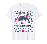 Offizielles Schlafshirt Pinguin Nachthemd Schlafanzug T-Shirt