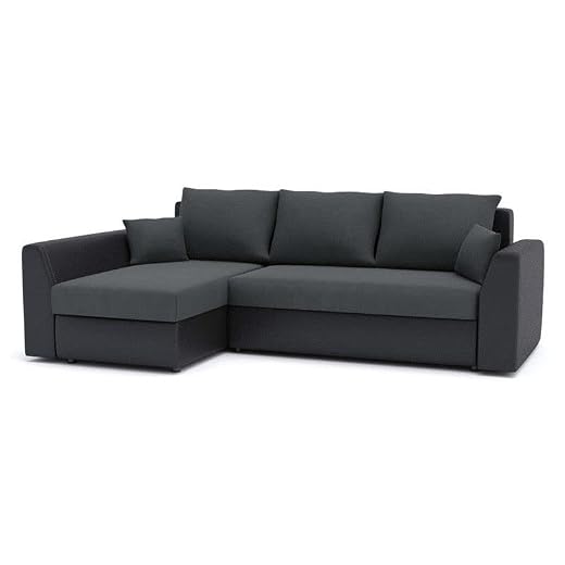 Ecksofa Paul mit Schlaffunktion! Best ECKSOFA! Eckcouch mit Bettkasten! Best! (Cas 574+ Soft 11), Länge: 240 cm, Breite: 140 cm, Höhe: 85 cm