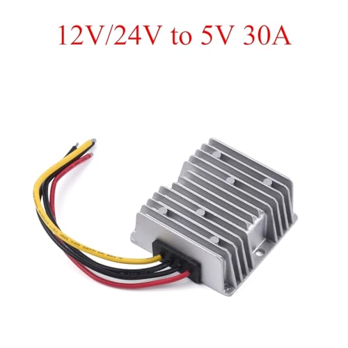 Convertisseur tension 5V 30A évite surchauffe des chargeurs auto 12V