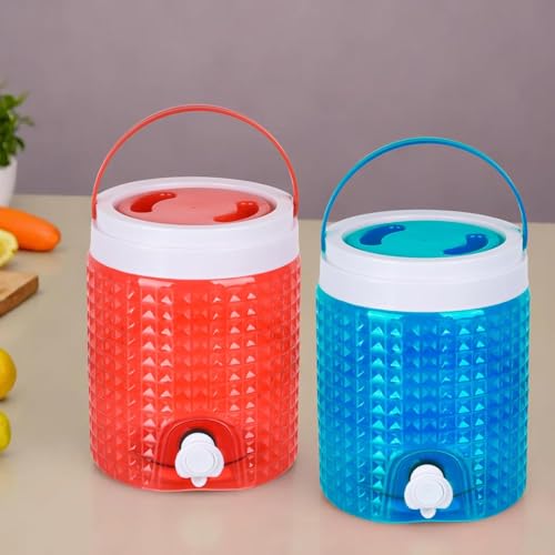 Image of Travelling Jug 100% Food Grade Travelling Water Jug Camper for Home-Travel-Picnic-Office | Water Dispenser Can | Jug with Tap | Water Storage Container | 4.5 LTR (Assorted, Pack of 1)