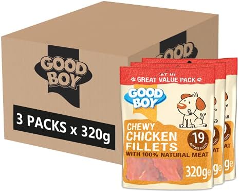 3xPawsley and Co Chewy Chicken Fillets Value Pack 320gm Package