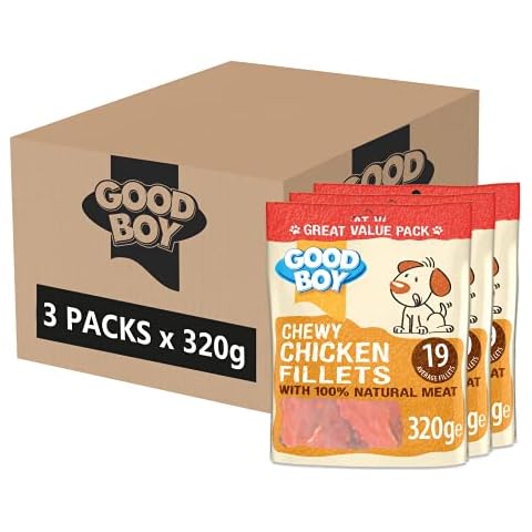 Good Boy Chewy Chicken Fillets Dog Treats Cover