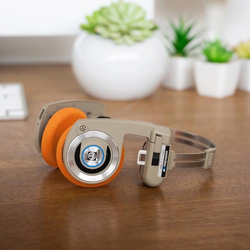 Image of Koss Porta Pro Wireless 2.0 Bluetooth Retro Style, On-Ear Headphones, 20+ Hour Battery, USB-C Charging, Microphone, Analog Audio Pass Through, Rhythm Beige