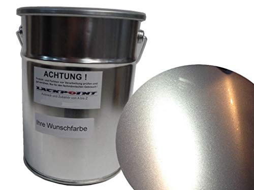 Lackpoint 0,5 Liter Spritzfertiger Wasserbasislack für VW A7W LA7W Reflexsilber Metallic Autolack
