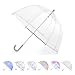 Totes Kid's Bubble Umbrella with Easy Grip Handle, Clear