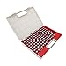 TEXALAN(R) Steel Pin Gauge Set Pin Gage Minus Heat Treated with Storage Case M3 125pcs 0.501