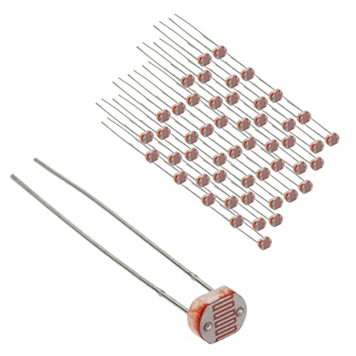 50pcs LDR Photoresistor Light Sensor Photocell for Arduino, ESP32, ESP8266, Raspberry Pi image 5