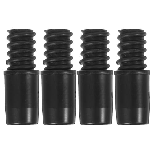 SOESFOUFU 4 Pcs Threaded Tip Replacement for Mop Handles Threaded End Adapters for Mop Replacement Base Extension Pole Compatibility Easy Installation