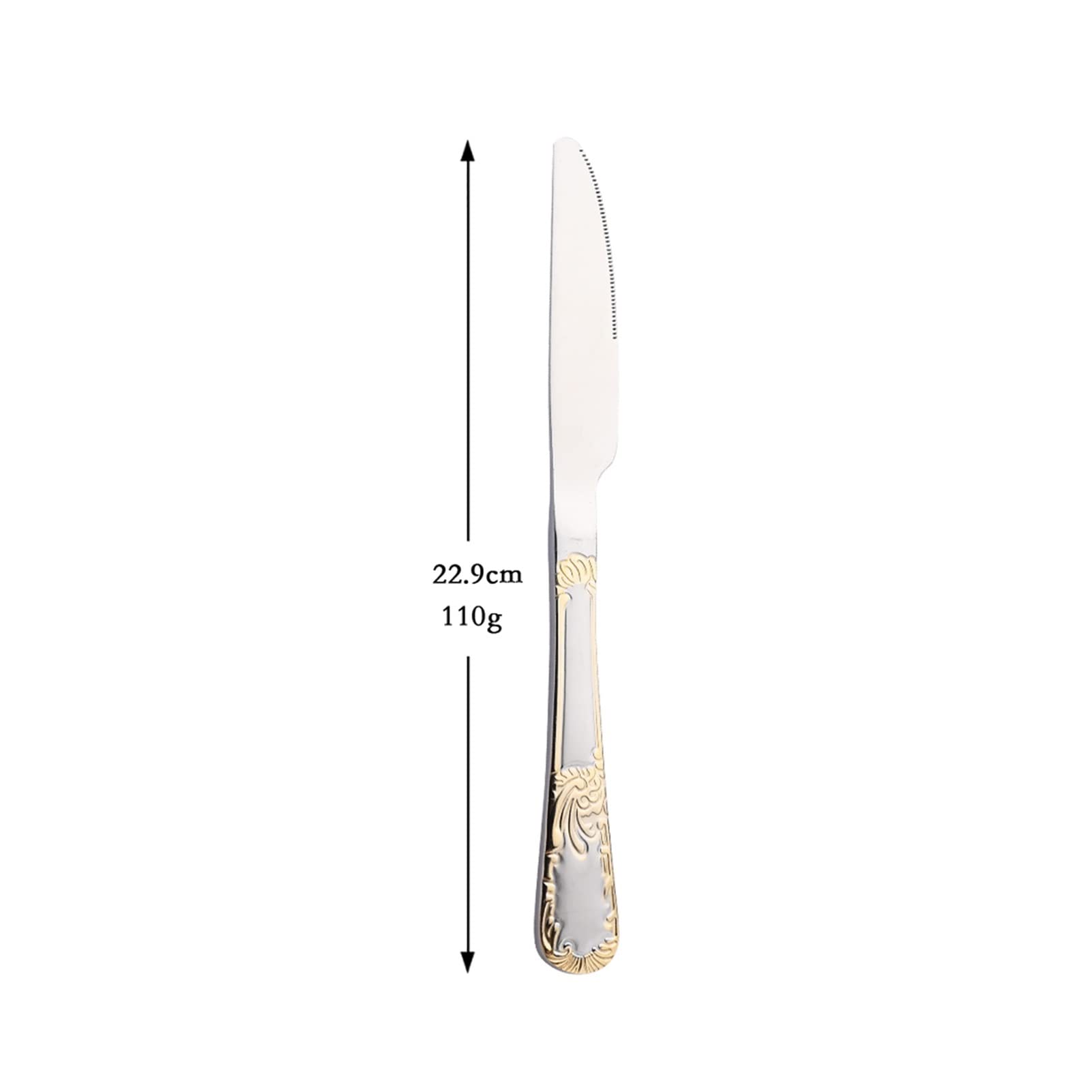 DCYEQRQ Stainless Steel Cutlery Set Party Spoon Knife Fork Tableware Cutlery Set Exceptional Kitchen Set 1 Dinner Fork (1 Dinner Knife)
