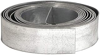 Duct Strapping, 10 Ft L, Galv Steel