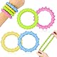Diyxisk Kauarmband für Kinder, 4 Stücke Anti Stress Armband, Elastizität Sensorik Spielzeug, Anti Stress Spielzeug Kinder, für Autistische Kind und Erwachsene mit Besonderen Bedürfnissen