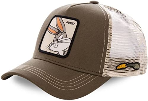 Mens Anime Cartoon Baseball Trucker Animal Cap Devil Club Snapback Hat Adult Womens N Unisex Adjustable One Size (US Alpha One Size Bunny Brown)