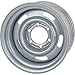 GM Rally Truck Wheel, 6 on 5.5 Inch Bolt Pattern, 15x10, Silver