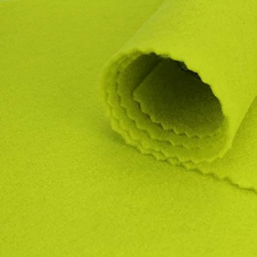 TELA FIELTRO ACRÍLICO COLORES LISOS 90cm DE ANCHO (AMARILLO FLUOR, 1 METRO) | Ya disponible en tu tienda friki favorita! En mundofriki.es!