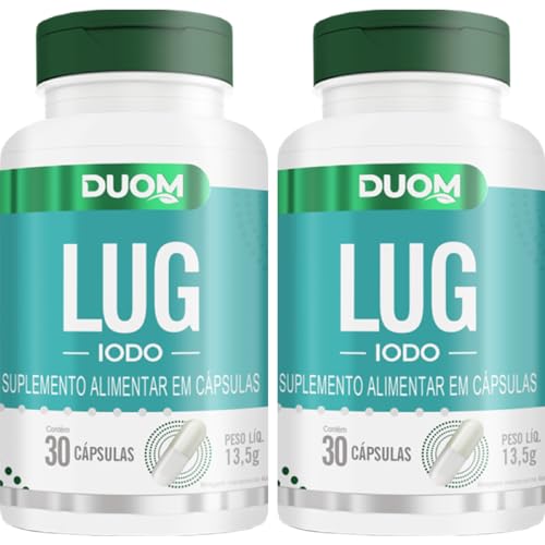 KIT 2x Iodo - Iodeto De Potássio - 30 Cápsulas 450mg - Duom