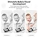 URMYWO Black and White Tummy Time High Contrast Newborn Toys 0-3 Months, Soft Baby Book, Visual Stimulation Montessori Sensory Infant Toys 0-6-12 Months, Shower Gift for Boys Girls