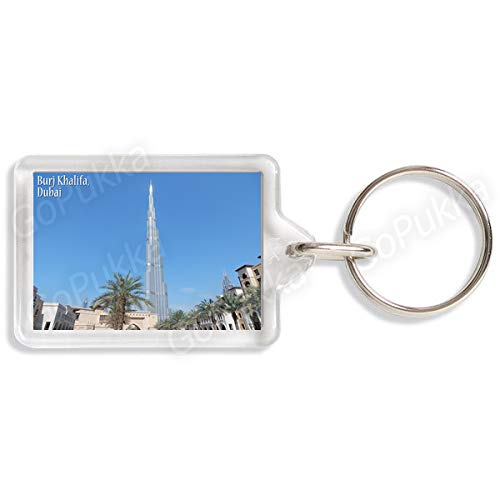Gopukka Burj Khalifa Dubai Day Souvenir Keyring Standard 35x24mm