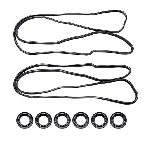 Image of HiSport Valve Cover Gasket VS50682R 11193-70010 VS50536 | Compatible with Toyota Avalon Camry Highlander RAV4 Sienna Venza Lexus ES350 RX350 RX450H Lotus Evora 2005-2016