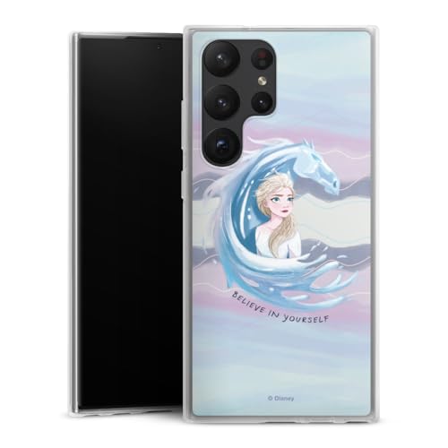 Coque Samsung S23 Ultra silicone antichoc Disney Elsa protection flexible et anti-rayures