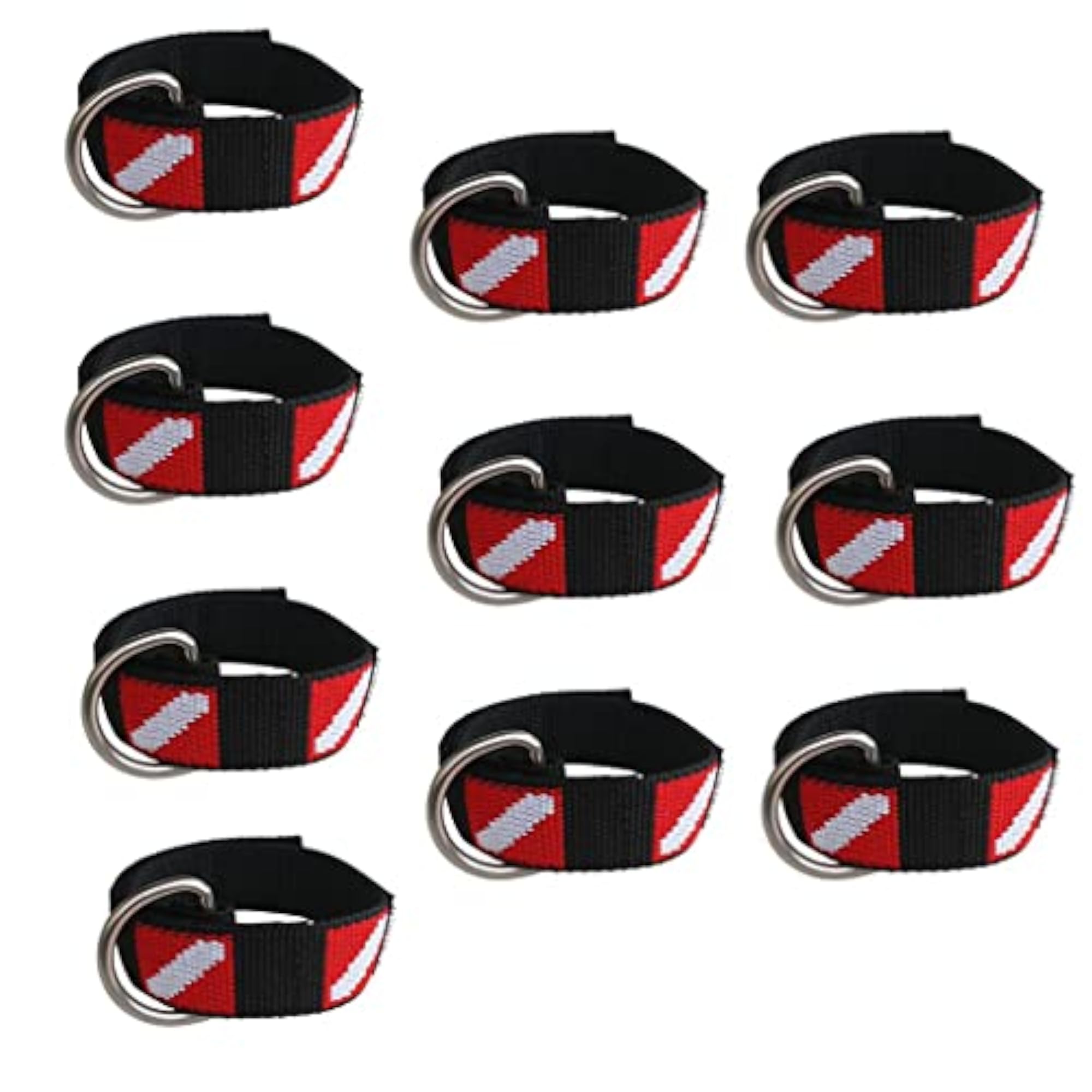 Adjustable Scuba Diving Wrist Strap Webbing Band