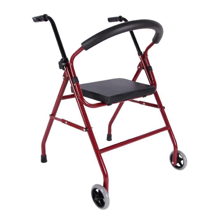LHX Foldable Elderly Walker Lightweight and Foldable