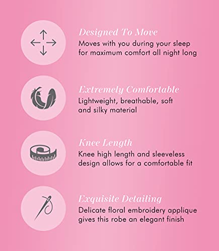 Exquisite Form Womens Exquisite Form Women's Button Front Knee Length 10107 Bathrobe, Victory Violet, X-Large Us #TOP2