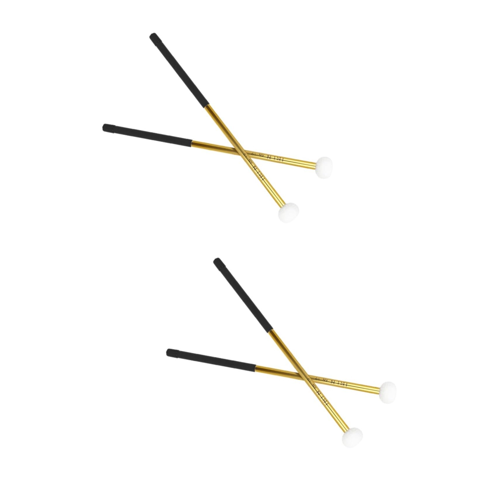 ibasenice 4stücke Trommelstöcke Mit Filzkopf Ergonomisch Gestaltete Schlaginstrumente Für Percussion Und Marschmusik Langlebig Und Stilvoll