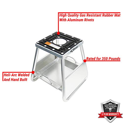 Pit Posse Motorcycle Panel Id Stand (Silver) #TOP5