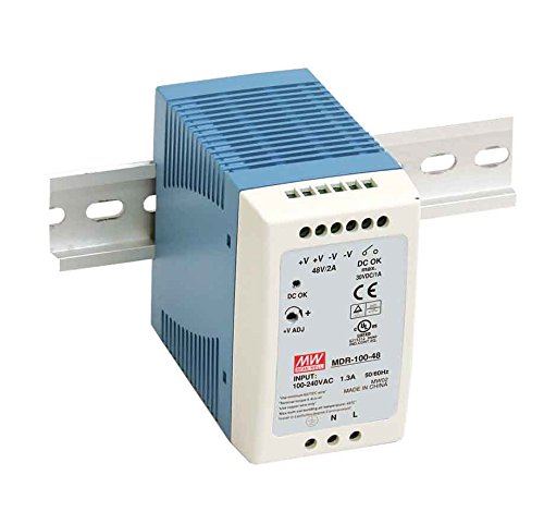 Mean Well Transformator für DIN-Schiene, 100 W bis 12 V DC, MDR-100 – 12 MEAN WELL – MDR-100 – 12 – MW-MDR-100 – 12