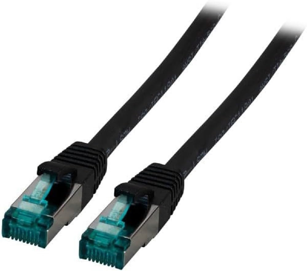 EFB RJ45 CABLE DE RED S/FTP, CAT.6A, LSZH, 25M, NEGRO