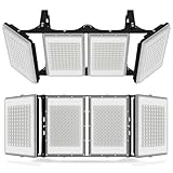 chhmlmszm 800W 2PACK Flood Lights Outdoor Stadium Lights Led Flood Light Outdoor Security Lights (80000LM 6000K) IP66 Waterproof Floodlight for Garage,Garden,Lawn,Yard,Parking Lot