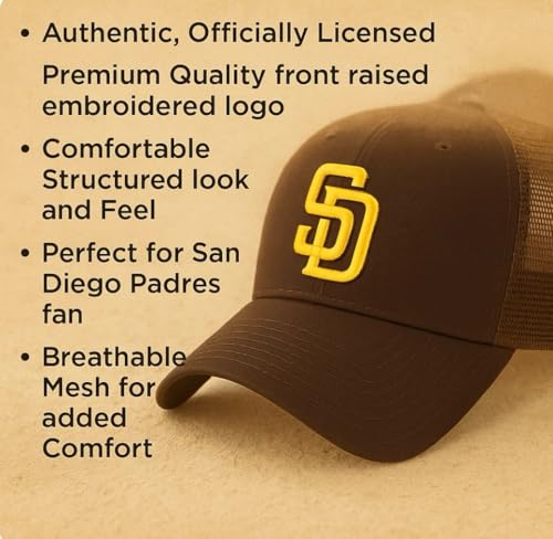 Gorra Trucker Brown MVP Ajustable San Diego miniatura 6