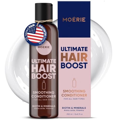 Image of Moerie Hair Growth Conditioner for Men and Women, Hair Loss Solution with Biotin and Rosemary, Thickening Conditioner for Thinning Hair - Ultimate Boost for All Hair Types