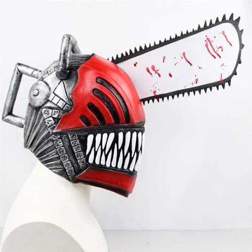Scricor Novelty Halloween Chainsaw Man JUMP COMICS Cospaly Denji Latex Mask Cosplay costume props cr