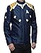 BLACK OUTER FASHION A Popular 2016 American science fiction action Movie beyond With Admiral Jammes TT. Kirk Tribute jacket (US, Alpha, Small, Regular, Regular, Multicolor)