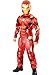 Marvel Costumi Vestito per Ragazzi Iron Man Rosso 5-6 Anni