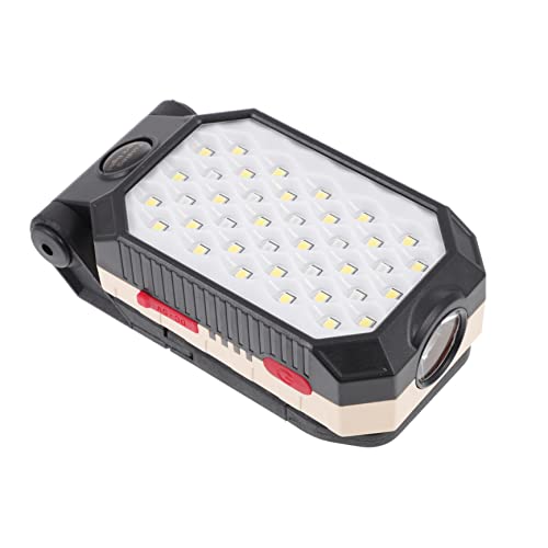 Uonlytech 1 Juego Luces De Trabajo Al Aire Libre Emergencia Pararse Condujo Recargable Exterior Ligero Solar Lámpara Cámping Antorcha Inspección Portátil Luz Con Gancho Magnético Abs
