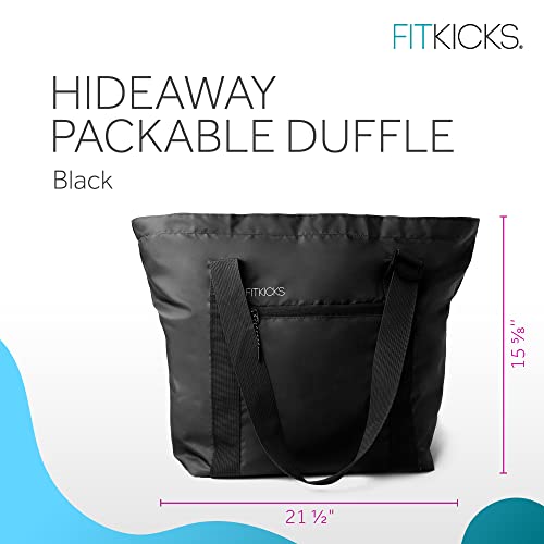FITKICKS Hideaway Packable Duffle, Large Duffle Bag for Travel2