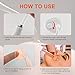 Hi Frequency Facial Care Tool Skin Tonning Device with 7 Electrode Tubes 2 Colors Options Elitzia ETSC640N (Orange)