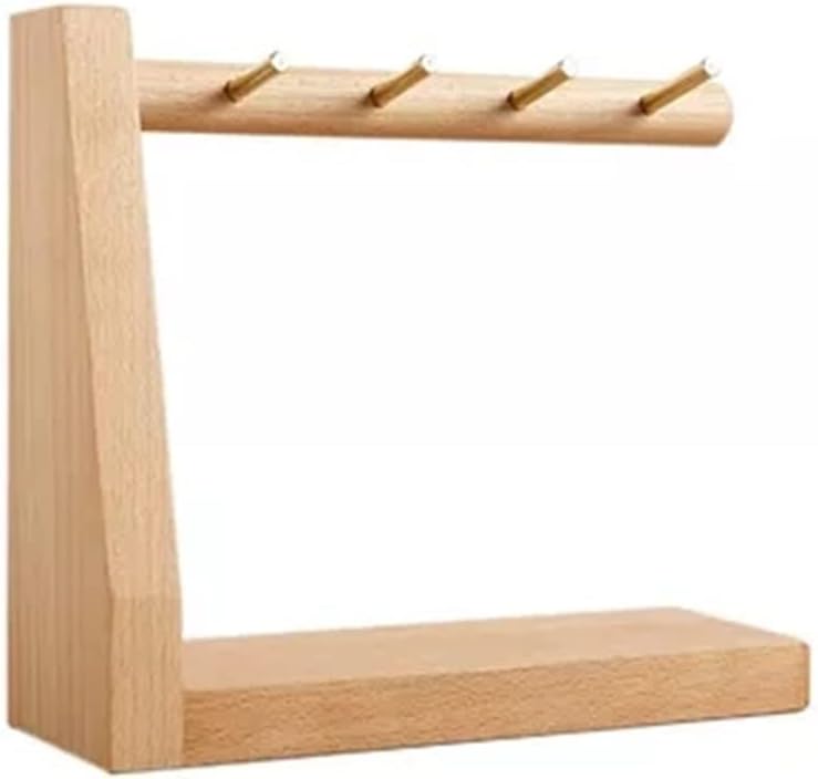 Wood Key Hanger Holder for Keys on The Wall Door Home Decor Hooks Letter Rack Multifunctional Storage Box (Color : Black, Size : Mcode) (Black Mcode)