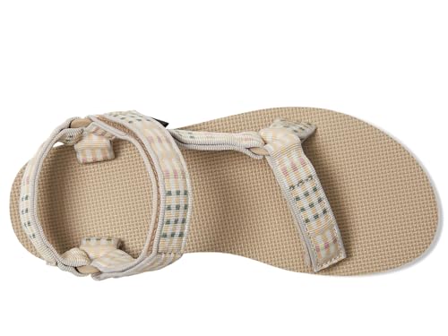 Image of Teva Women's Original Universal Sport Sandal, Modern Check Taupe, 7