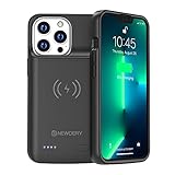 Modelo compatible: esta funda de batería está diseñada para iPhone 13 Pro Max de 6,7 pulgadas y iPhone 12 Pro Max. Comprueba el modelo de tu teléfono antes de comprar. Admite Airpods, auriculares con cable u otros accesorios para auriculares Bluetooth. Y no hay problema para llevarlo en el avión cuando viaja o por negocios.