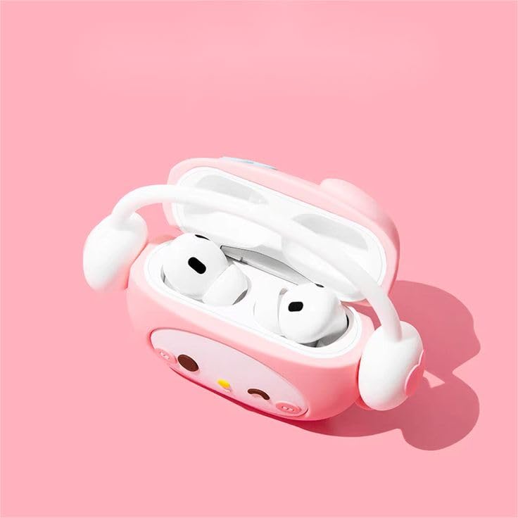 Meyaar Silicone Cute Cartoon Design Case Cover for Apple Airpods
