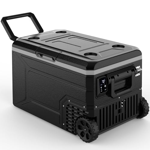 Kndko 12 Volt Car Refrigerator, 68 Quart (64L) Compressor Electric Cooler, Fast...