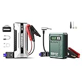 YESPER Car Jump Starter with Air Compressor, 2000A Peak Portable Jump Pack with 150PSI Digital Tire Inflator & Battery Jump Starter - 4120A Peak Portable Car Starter