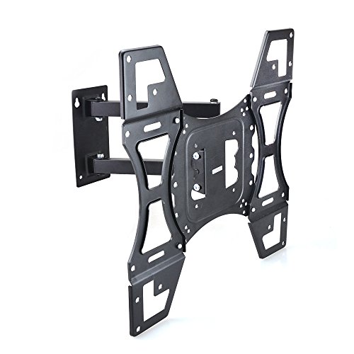 Sunydeal TV Wall Mount Corner Bracket for Most 12-55 inch LCD LED Plasma Flat Panel Smart TV PC Monitor up to 79 lbs (400 * 400)