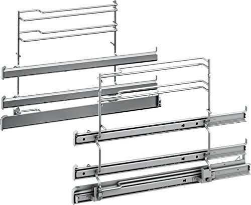 Bosch HEZ538S00 Zubehör für Backöfen / Auszugsystem / 3-fach Teleskopauszug / davon 1 ebenunabhängig / Edelstahl