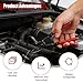 FALVFUN Car Exhaust Hanger Removal Tool, Heavy-Duty Vehicle Rubber Bracket Hanger Seperator Removal Plier, Auto Exhaust Remover Plier with Non-Slip Grip, Universal for Most Vehicles
