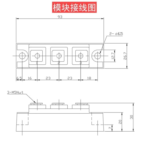 Module redresseur PD10016 diode silicium commandé alimentation - 4